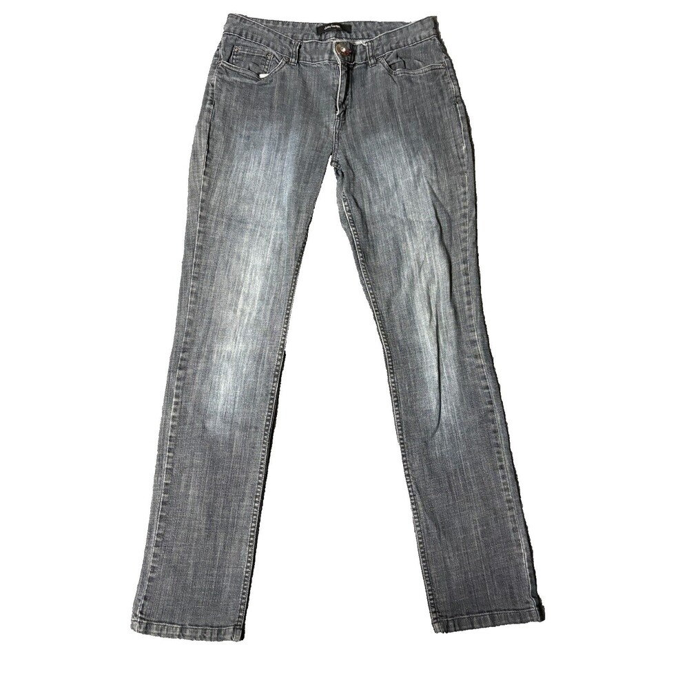 Daisy Fuentes Moda Jeans Womens 10 30 x 31 Light Black Denim Pants